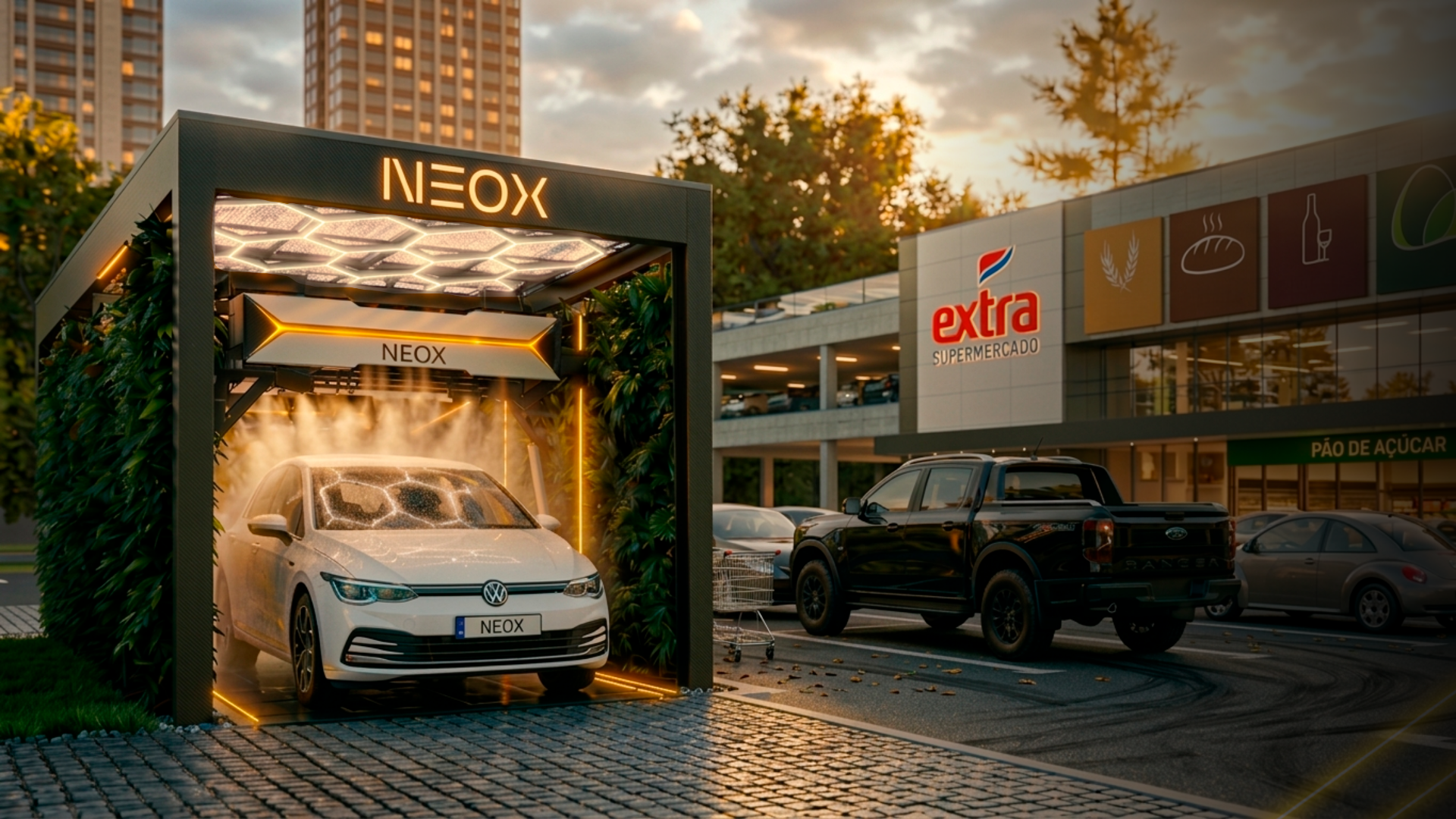 Supermercado com sistema NEOX Smart Wash